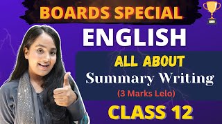 Summary Writing Easiest Technique FormatNotesExplain English by shafaquenaazhscboard2023 [upl. by Zeni]