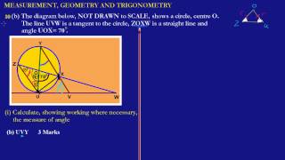 CSEC CXC Maths Past Paper Question 10bib May 2012 Exam Solutions Answers by Will EduTech [upl. by Garrek]