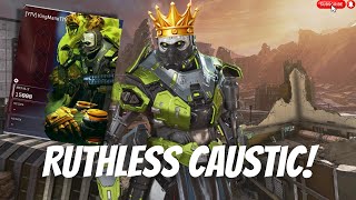 THE MOST RUTHLESS CAUSTIC Apex Legends Season 20 [upl. by Ydnelg518]