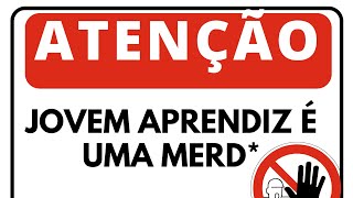 JOVEM APRENDIZ VALE A PENAEXPERIÊNCIA PROPIA [upl. by Micah803]