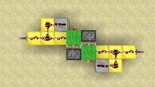 Minecraft Super simple Redstone Clock comparator [upl. by Suiratnod]