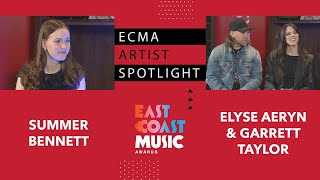 ECMA Artist Spotlight  S3E2 Summer Bennett and Elyse Aeryn amp Garrett Taylor [upl. by Otrebor84]