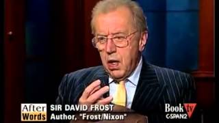 Sir David Frost on the Frost Nixon Interviews 2007 [upl. by Aisila632]