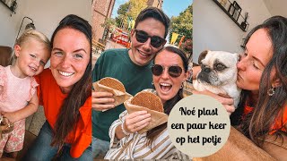 DM SHOPLOG FEESTJE IN HET DORP EN NOÉ PLAST OP HET POTJE ❤️  MAMAVLOG  Cinns World [upl. by Hoseia]