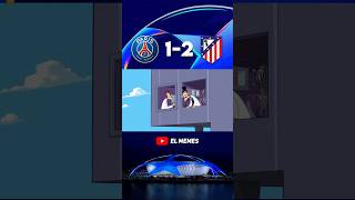 Pecheada histórica🥶 psg atleticomadrid champions championsleague elmemes humor memes futbol [upl. by Emad]