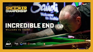 INCREDIBLE DECIDER  Mark Williams vs Judd Trump  Riyadh Season Snooker Championship 2024 [upl. by Aetnuahs]