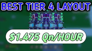 BEST TIER 4 LAYOUT FACTORY SIMULATOR  Roblox Factory Simulator [upl. by Enilarac]