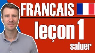 Comment saluer en français Cours de français niveau débutant A1 [upl. by Aihsram]