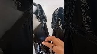 black high heels 👠  ajio high heels  ajio pencil heels zoyasparcelunboxing youtubeshorts shorts [upl. by Idoj]