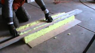 How to cut insulation batts [upl. by Yursa]