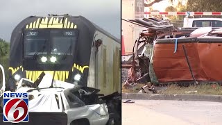 NTSB investigating 2 Brightline high speed train crashes that killed 3 people in Florida this week [upl. by Pris44]