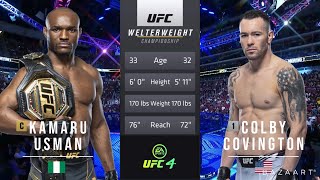 KAMARU USMAN VS COLBY COVINGTON 2 FULL FIGHT UFC 268 [upl. by Tergram]