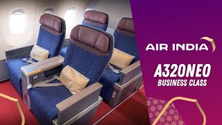 Air India BRAND NEW A320neo Business Class Delhi to Mumbai  Aviation Geeks [upl. by Braunstein]