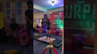 WRPF nationals 2024 U56 open category powerlifting deadlift strength gymmotivation gymshorts [upl. by Novat]