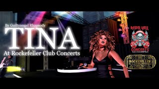 Tina and Bowie  Lets Dance at Rockefeller Club Concerts Secondlife Metaverse [upl. by Torie]