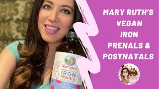 Trying Mary Ruth’s Vegan Iron Prenatal amp Postnatal Supplement for the first time [upl. by Ellerol109]