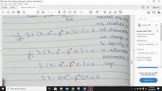 Lecture 6 ML Estimators of Simple Linear Regression Model [upl. by Esyla]