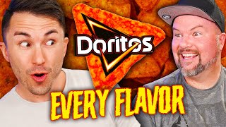 We Eat amp Rank Every Flavor of DORITOS  Taste Test [upl. by Jamison]