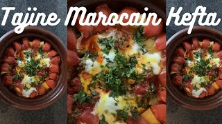 Tajine Marocain Kefta Moroccan Tajine Kefta طاجين كفتة مغربيtajin kaftat maghribiin [upl. by Atsirk]