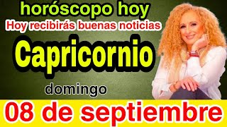 horoscopo de hoy Capricornio  Horóscopo Diario  Capricornio  08 de septiembre de 2024 [upl. by Ynneg]