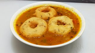 Hotel Style Sambar Vada Recipe  Sambhar Vada  Medu Vada  Easy Recipe Chef Ashok [upl. by Esinaj]