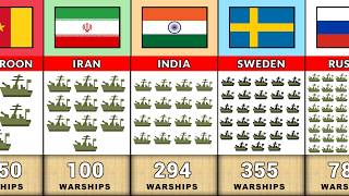 Total Number of Warships by Country 2024  Top 50 [upl. by Alexandra]