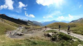 Tour du Mont Blanc descent from Col du Bonhomme [upl. by Eenor284]