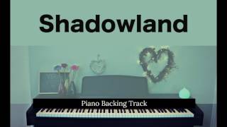 Shadowland LION KING Piano accompaniment  Backing  Karaoke track [upl. by Meerek]