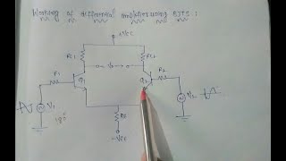 Differential amplifier in Telugu video [upl. by Peedus]