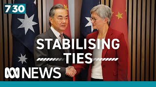 The significance of Chinese Foreign Minister Wang Yis visit to Australia  730 [upl. by Alecia]