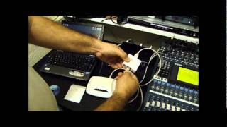 Vídeo Tutorial Sistema de Controle de Mesa Digital Yamaha 01v96 via Wireless  COMPLETO [upl. by Ydnic772]