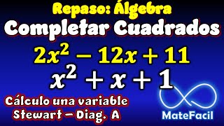 07 Cómo Completar el Trinomio Cuadrado Perfecto incluyendo coeficiente principal [upl. by Orecul]
