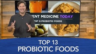 Top 13 Probiotic Foods [upl. by Salaidh]