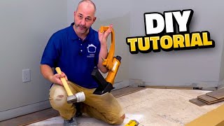 How To Install Engineered Hardwood Flooring [upl. by Lussi174]