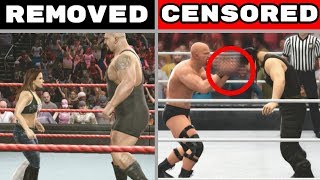 10 NonPG WWE Games Features That Had To Be Changed [upl. by Downes]