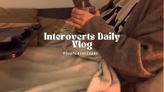 An introverts Daily life my cozy amp aesthetic daily life [upl. by Cocke]