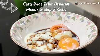 Cara Buat Telur Separuh Masak 7 Minit Confirm Jadi [upl. by Giguere]