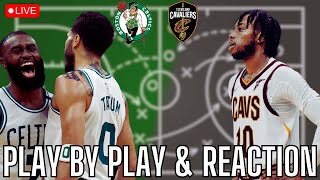 Boston Celtics vs Cleveland Cavaliers  Live Play by Play amp Reaction  Celtics vs Cavs [upl. by Euqinay753]