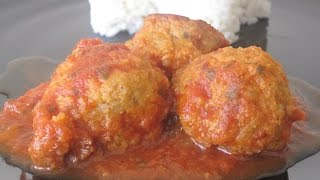 Albóndigas en salsa de tomate [upl. by Anirdna]