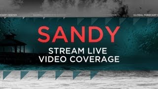 Sandy Coverage  The Weather Channel [upl. by Leahpar]