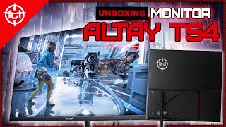 UNBOXING MONITOR GAMER TGT ALTAY TS4 24 POL IPS FHD 1MS 180HZ [upl. by Esenej]