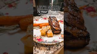 How I Cooked the Longest Sous Vide Short Ribs Ever  The WannaBe Chef cooking shorts [upl. by Kyle232]