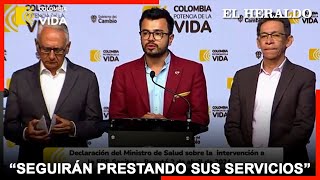 Notas EH  Sanitas y Colsanitas seguirán prestando sus servicios Minsalud [upl. by Millard]