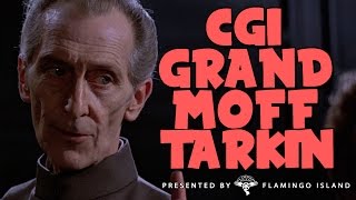 CGI GRAND MOFF TARKIN  Rogue One A Star Wars Story [upl. by Anibur320]