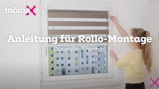 mömax Anleitung für RolloMontage  Duorollo Thomas  ohne Bohren [upl. by Simmonds]