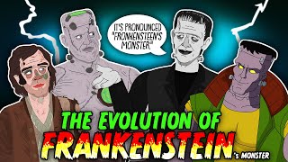 The Evolution Of Frankensteins Monster ANIMATED  Universal Franchise [upl. by Adialeda]