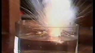 Group 1 Metals Part 2  Reactions of rubidium and caesium with water [upl. by Hashum]