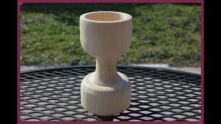 Tutorial FAI DA TE Coppa in legno al tornio  wooden cup on the lathe TUTORIAL [upl. by Eiznekcam405]