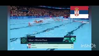 Srbija vs Hrvatska  Olimpijske igre vaterpolo 2024  AUDIO REAKCIJA  SRPSKI I HRVATSKI KOMENTATOR [upl. by Alyag]