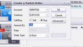 98 How to Place a Market Order in the Forex Market [upl. by Enayd]